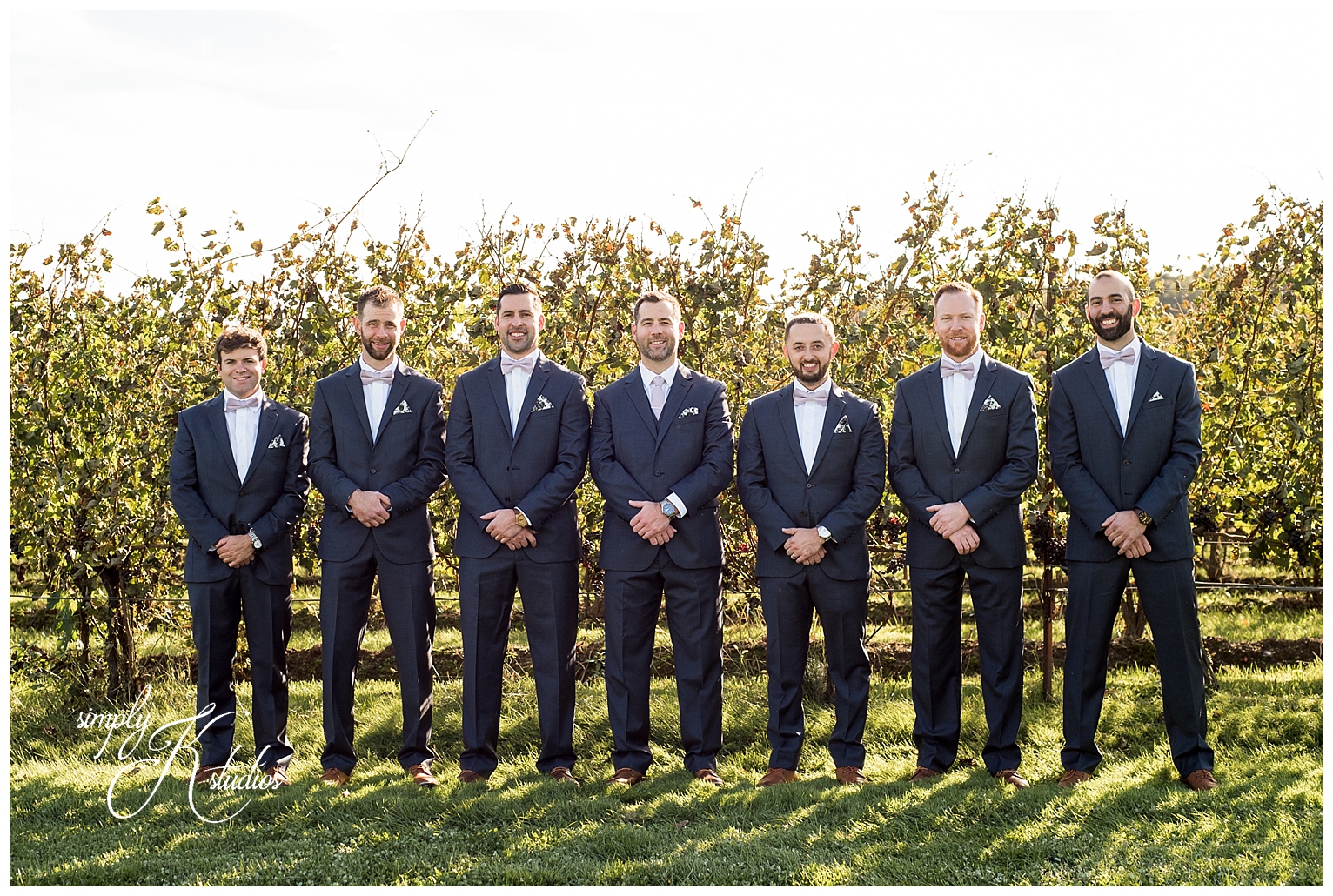 55 Groomsmen at a Vineyard Wedding CT.jpg