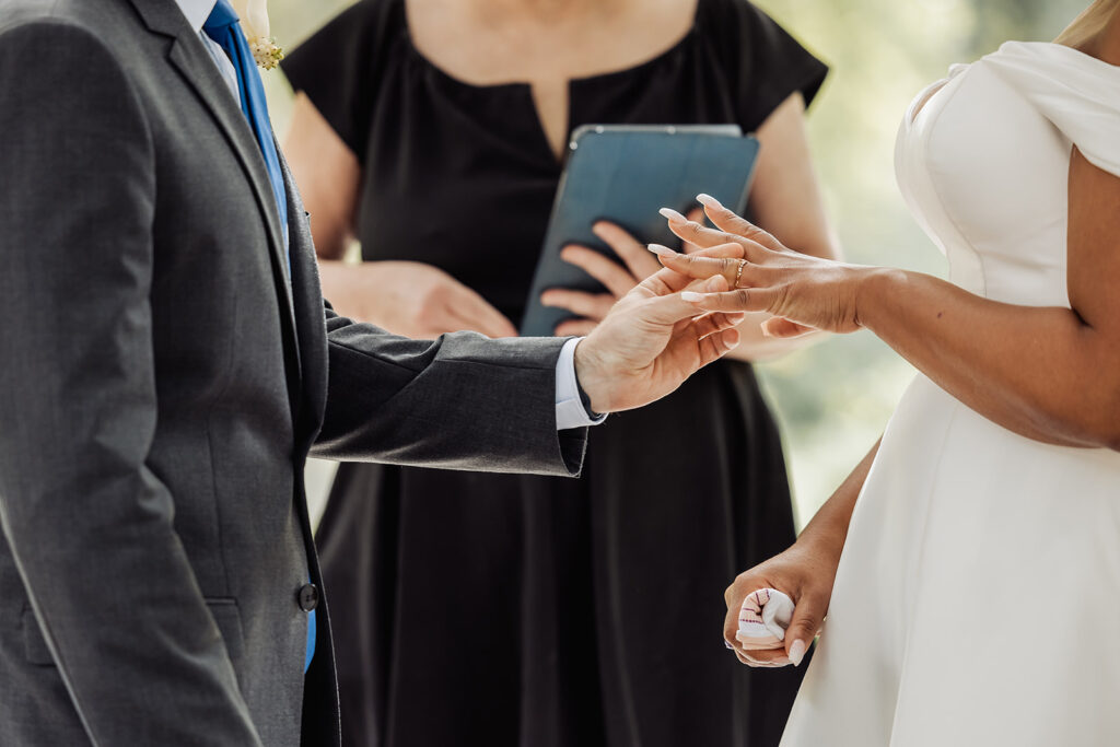 emotional new york city elopement ceremony at the Central Park