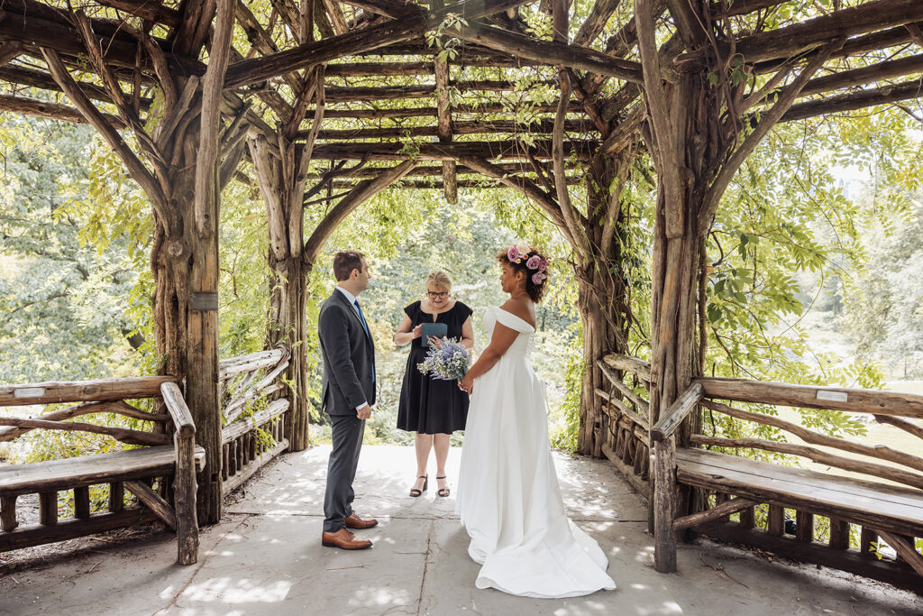 emotional new york city elopement ceremony at the Central Park