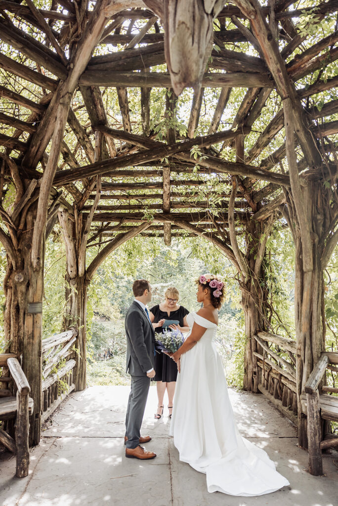 emotional new york city elopement ceremony at the Central Park